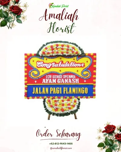 Bunga Papan Congratulation di Karangpanimbal